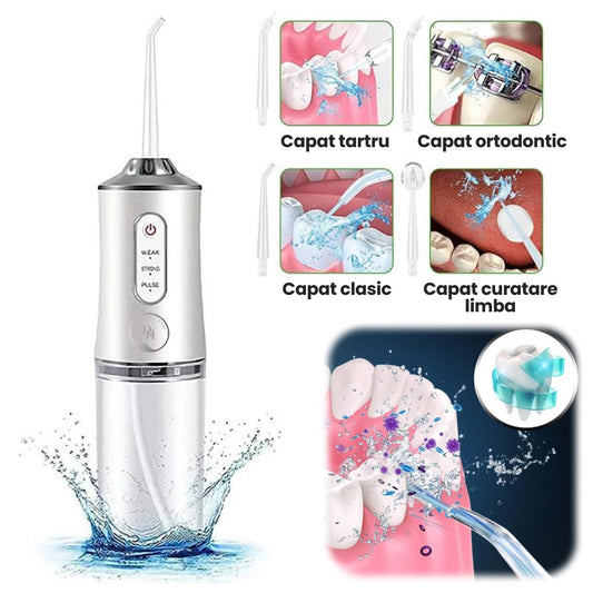 CleanPro Irigator Oral Portabil 4in1
