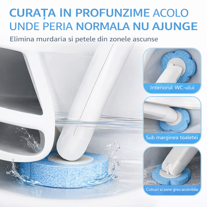 Perie Igienică WC cu capete Unică Folosință