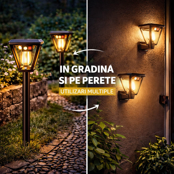 Lampă Solară Multifuncțională LED